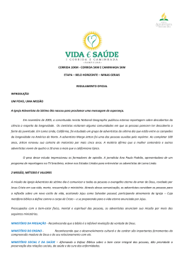 regulamento corrida belo horizonte