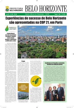 Experi&ecirc;ncias de sucesso de Belo Horizonte s&atilde;o