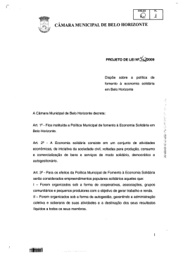 CÂMARA MUNICIPAL DE BELO HORIZONTE