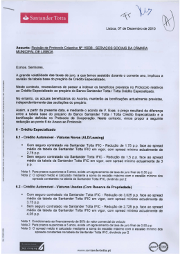 Banco Santander Totta - Serviços Sociais da Câmara Municipal de
