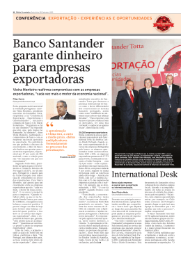 Banco Santander garante dinheiro para empresas