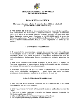 Edital Nº 28/2015 – PROEN - Universidade Federal do Maranhão