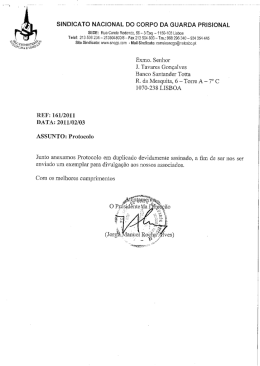 Banco Santander Totta - Sindicato Nacional do Corpo da Guarda