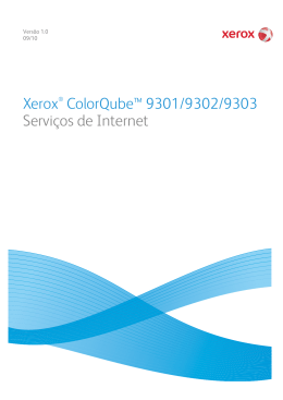 Xerox® ColorQube™ 9301/9302/9303 Serviços de Internet