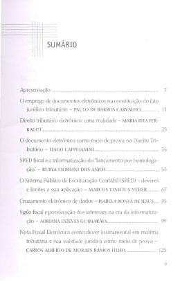 suMÁRIo