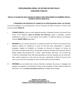 PROCURADORIA GERAL DO ESTADO DE SÃO PAULO