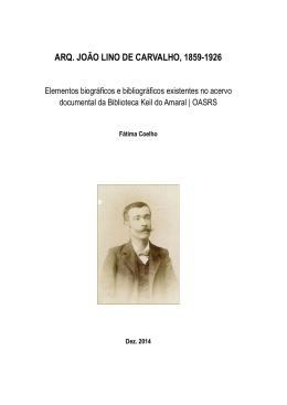 arq. jo&atilde;o lino de carvalho, 1859-1926