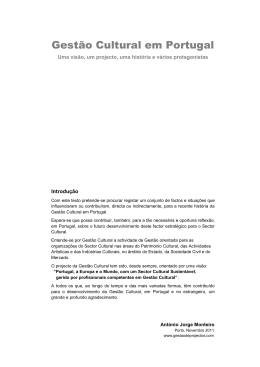 Gest&atilde;o Cultural em Portugal - APGC Associa&ccedil;&atilde;o Portuguesa de