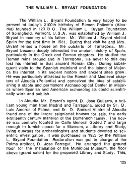 THE WILLIAM L. BRYANT FOUNDATION The William L. Bryant