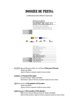 DOSSIER DE PRENSA - Portal de Museos de Castilla y Le&oacute;n