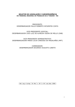 1 boletim de legisla&ccedil;&atilde;o e jurisprud&ecirc;ncia