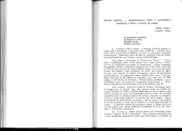 Direito agrário --_ Apontamentos sôbre o, agricultura