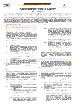 Edital - Quest&otilde;es e Quest&otilde;es