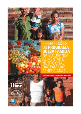 repercuss&otilde;es do programa bolsa fam&iacute;lia na seguran&ccedil;a