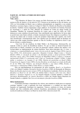 Parte III - Outros autores de destaque