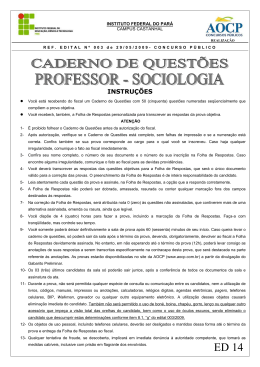 ED14 - SOCIOLOGIA