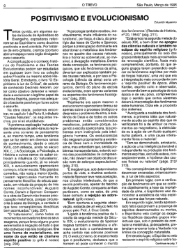 Positivismo e Evolucionismo