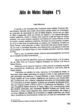 J&uacute;lio de Matos Ibiapina
