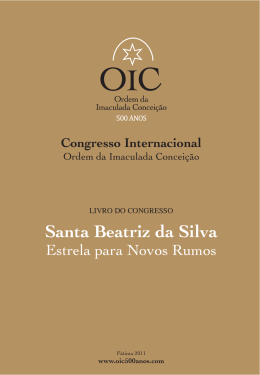 Santa Beatriz da Silva - Irm&atilde;s Concepcionistas ao Servi&ccedil;o dos Pobres