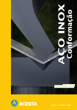 A&ccedil;o Inox - Conforma&ccedil;&atilde;o