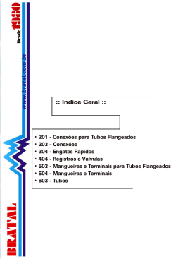 Cat&aacute;logo de Conex&otilde;es Tubos Ermeto