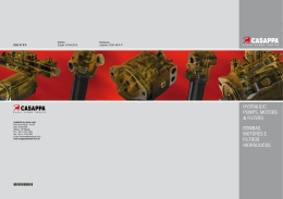 hydraulic pumps, motors & filters bombas, motores e