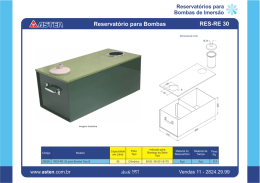Reservatório para Bombas