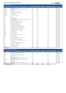 Matriz de Responsabilidades Consolidada