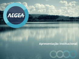 Servi&ccedil;os - Aegea Saneamento