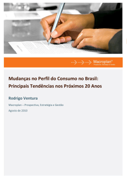 Mudanças no Perfil do Consumo no Brasil: Principais