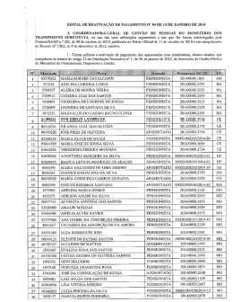 04/2014 - Minist&eacute;rio dos Transportes