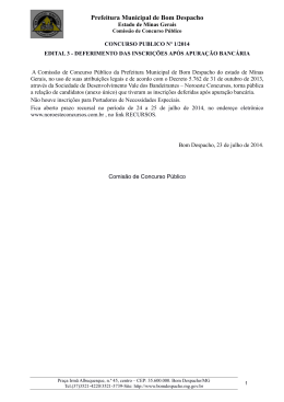 Prefeitura Municipal de Bom Despacho