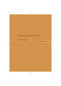 Arquitecturas de esquina em Lisboa