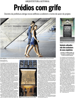 Pr&eacute;dios com grife