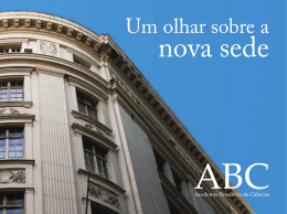 ABC: um olhar sobre a nova sede - Academia Brasileira de Ci&ecirc;ncias