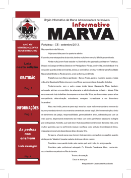 Marva 2012_novembro - MARVA Administradora de Im&oacute;veis