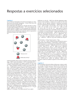 Respostas a exercícios selecionados