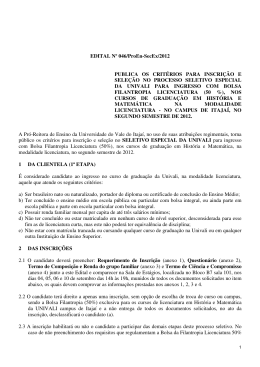 EDITAL N&ordm; 046/ProEn-SecEx/2012 PUBLICA OS