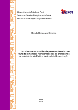dimens&otilde;es representacionais de profissionais