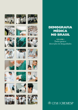 demografia médica no brasil - Sociedade Brasileira de Geriatria e