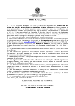 Edital n&ordm; 01/2012