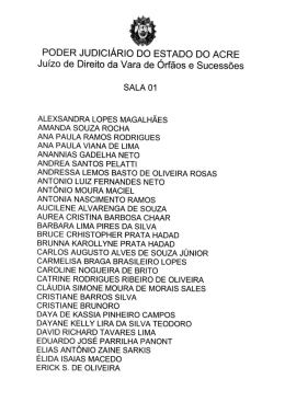PODER JUDICIÁRIO ESTADO DO ACRE