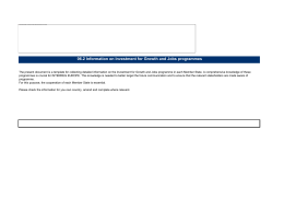 INTERREG EUROPE - Country Specific Information