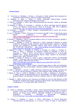 Published Books 13. Peres-Ortiz, M., Ferreira, J., Farinha, L