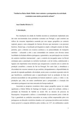 1 &ldquo;Set&uacute;bal na Baixa Idade M&eacute;dia: intervenientes e protagonistas da
