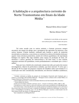 A habita&ccedil;&atilde;o e a arquitectura corrente do Norte