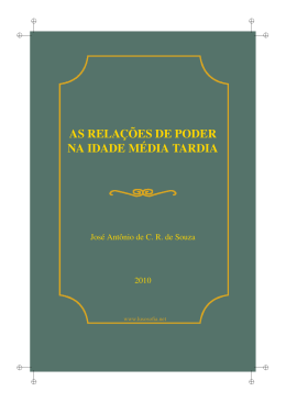 As Rela&ccedil;&otilde;es de Poder na Idade M&eacute;dia Tardia. Mars&iacute;lio