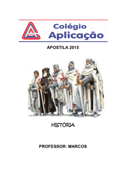 apostila 2015 hist&oacute;ria professor: marcos