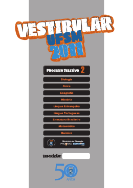 Prova 2 - Vestibular 2011 - Coperves