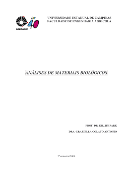 AN&Aacute;LISES DE MATERIAIS BIOL&Oacute;GICOS